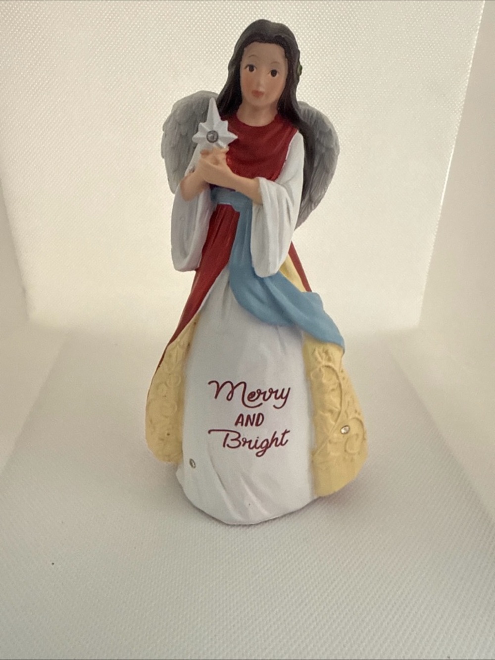 Angels Heart of AngelStar Figurine - Red, Gold, White